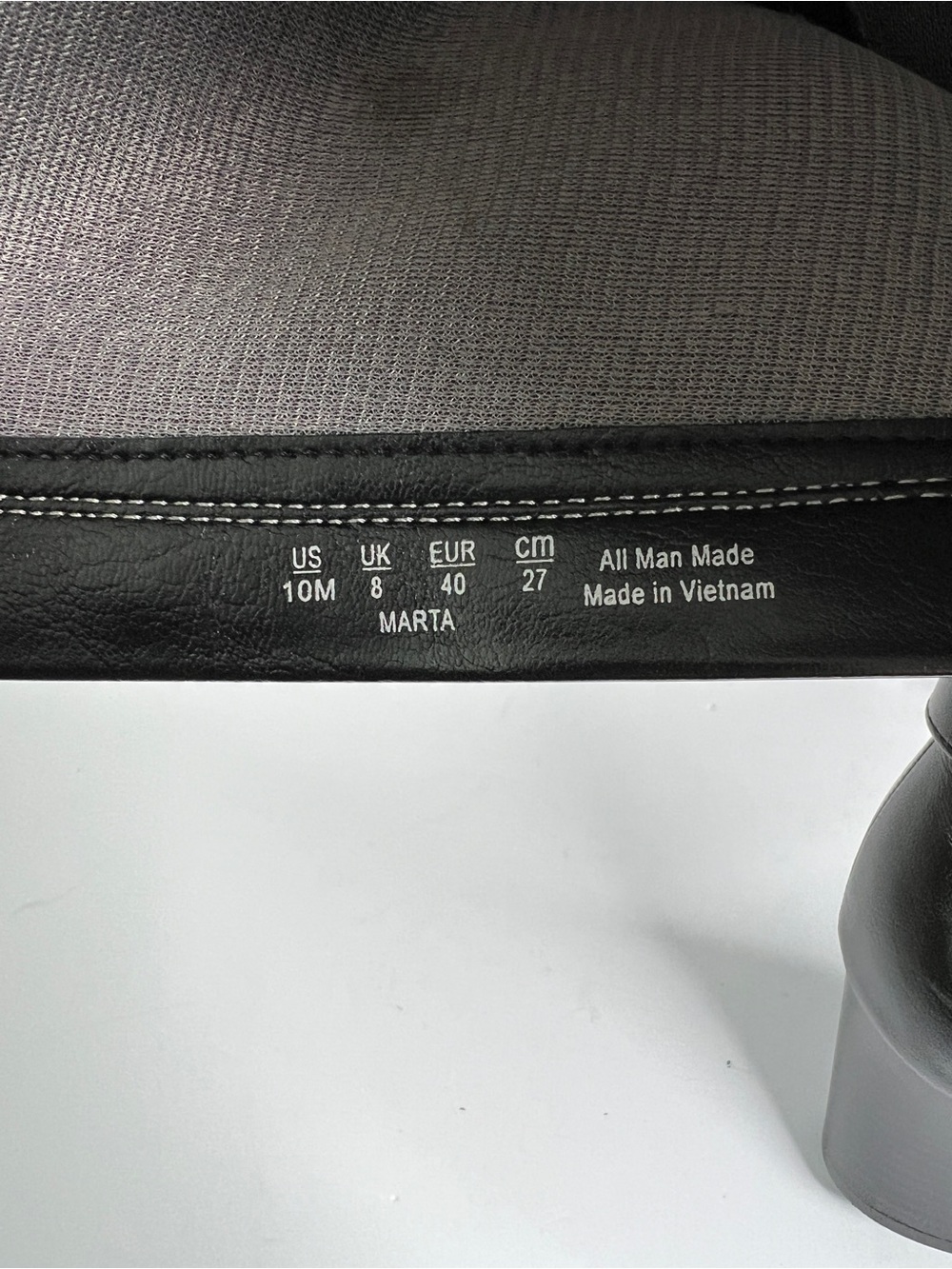 LifeStride Marta Black Knee High Riding Boots Soft System Size 10M No Box - Picture 8 of 10